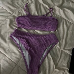 SHEIN purple swimsuit